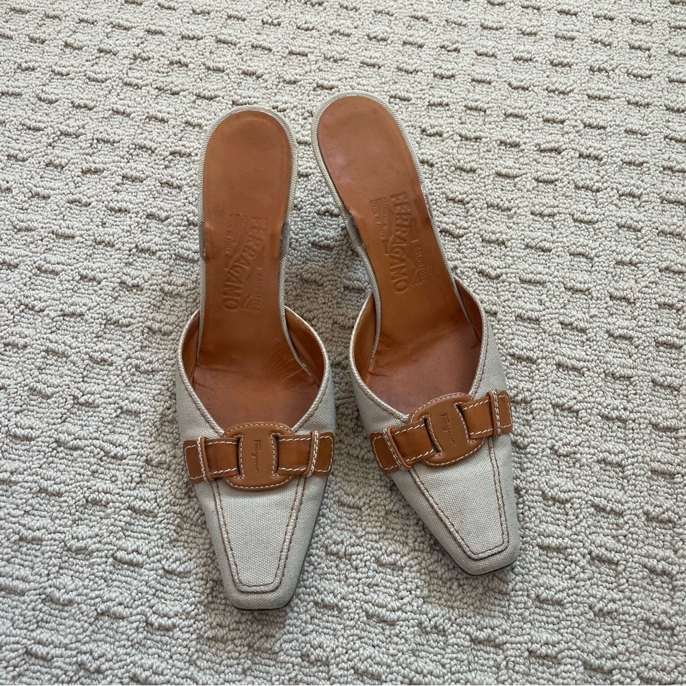 Salvatore Ferragamo kitten heels